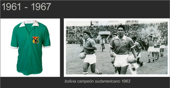 cuadro bolivia 1961 - 1968 sudamericano