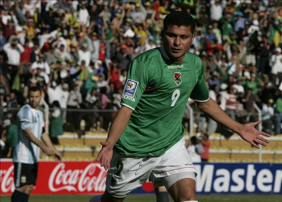 Joaquín Botero, máximo artillero de la selección en La Paz