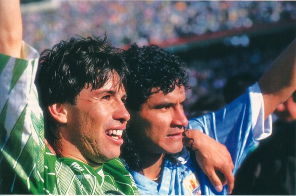 Sánchez y Etcheverry, dos estrellas rutilantes de la selección en el 93
