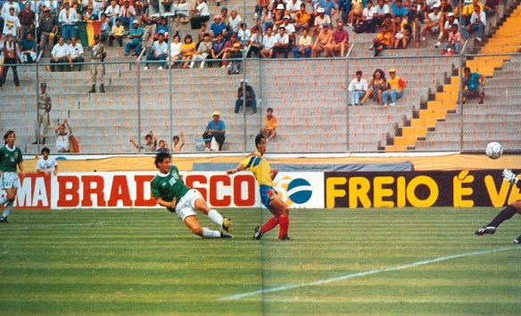 El gol de la clasificación, Ramallo abre el marcador que terminaría 1 a 1.