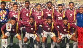 Selección de Venezuela que recibió su peor derrota como local en un partido eliminatorio