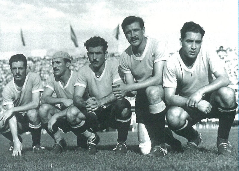 delanteros-uruguay-1945